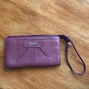 COACH wristlet wallet